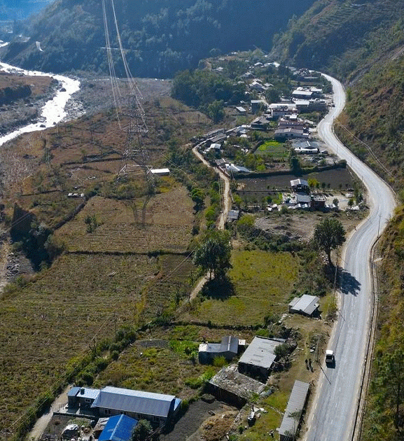 कालीगण्डकी करिडोर, तातोपानी-घाँसा खण्ड स्तरोन्नति