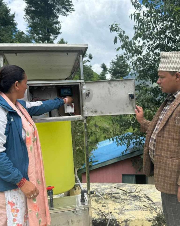 पानी शुद्धीकरण मेसिन जडान