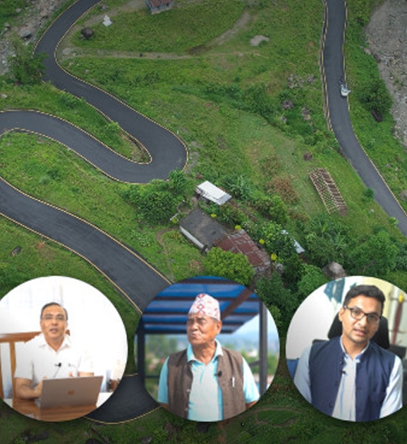 ‘कालोपत्रे सडक निर्माणसँगै फेरियो घ्याङलेखवासीको दैनिकी’
