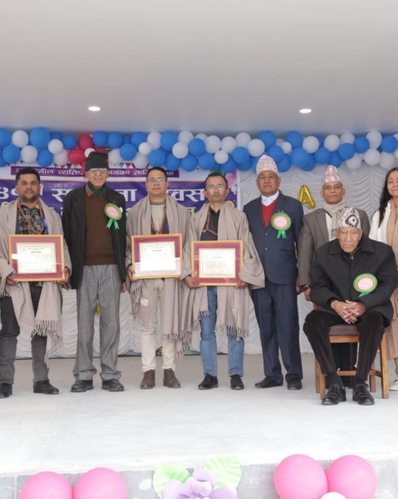 अरुणिमा शैक्षिक प्रतिष्ठानको ४१औं स्थापना दिवसमा मुख्य सचिवसहित विशिष्ट व्यक्तित्व सम्मानित