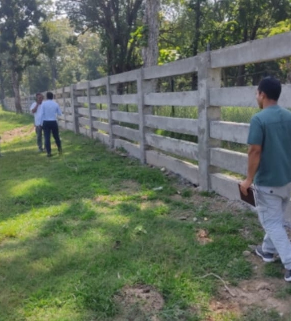 मानव-वन्यजन्तु द्वन्द्व न्यूनीकरणका लागि ठाकुरबाबामा कंक्रिट पर्खाल