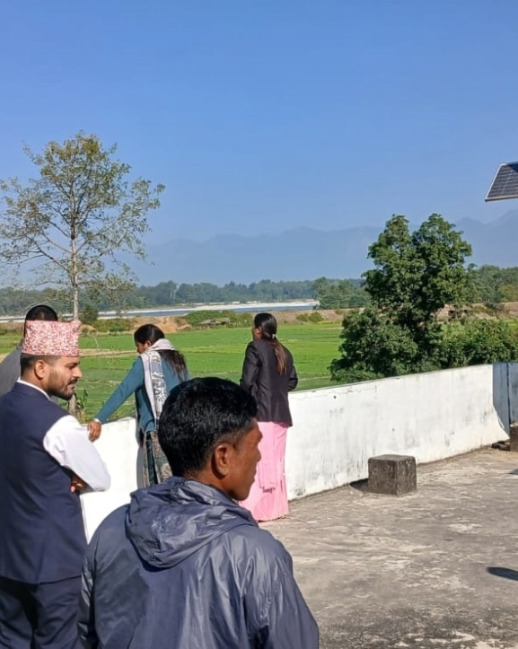 गेरुवामा जलवायु उत्थानशील कार्यक्रमका पूर्वाधारको अनुगमन