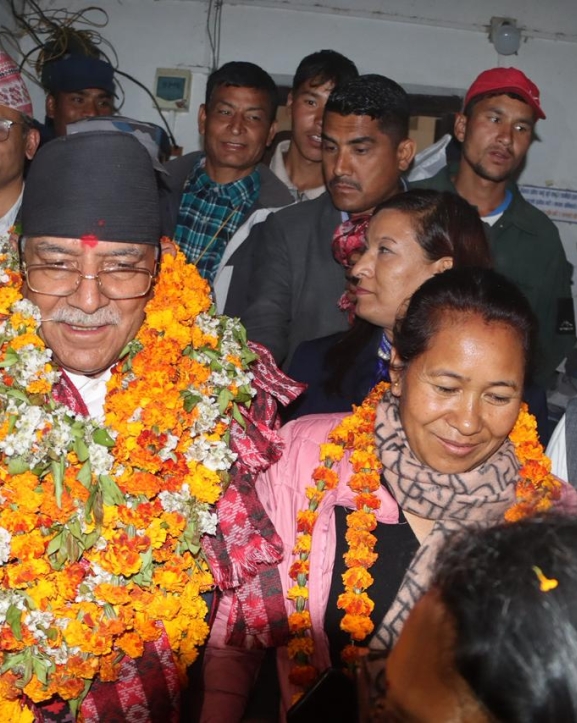 प्रचण्ड रुकुम पूर्वबाट निर्वाचित