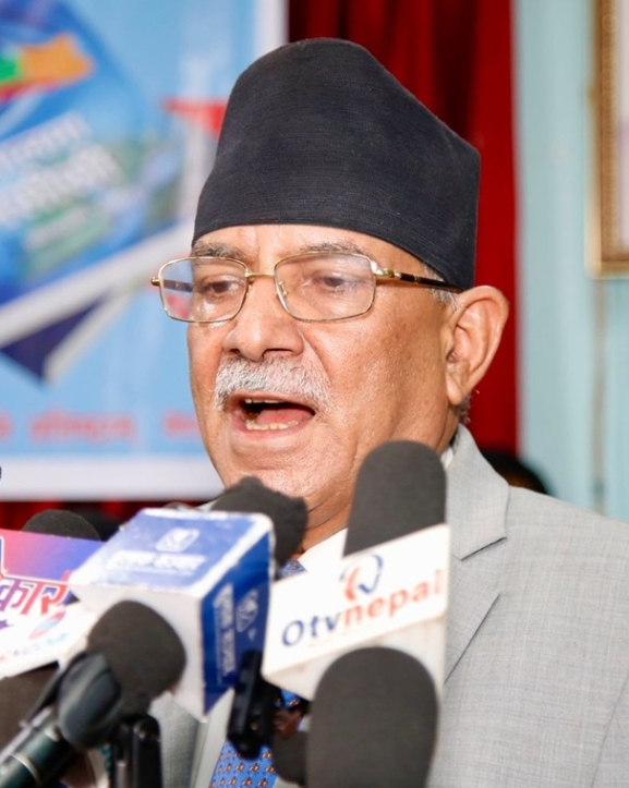 व्याख्यात्मक टिप्पणीसहित अनुमोदन नभएको भए एमसिसी जस्ताको तस्तै पारित हुने थियो : प्रचण्ड