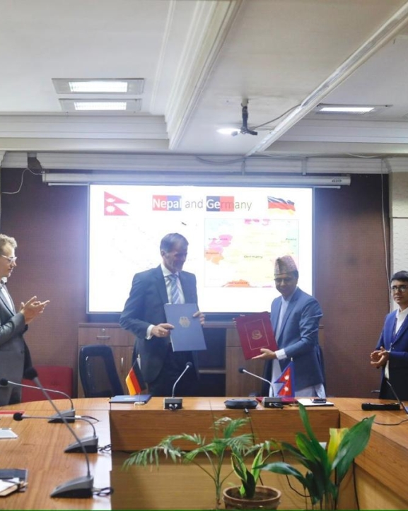 नेपाल सरकार र जर्मन सरकारबीच विभिन्न सम्झौतामा हस्ताक्षर