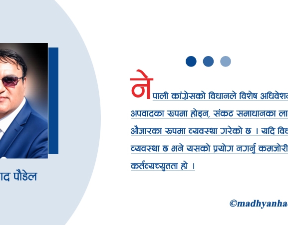 विशेष अधिवेशन : अब विलम्बको बहाना चल्दैन