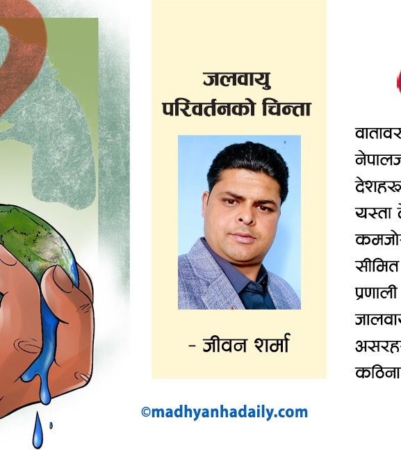 जलवायु परिवर्तनको चिन्ता