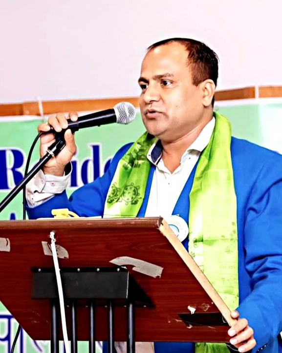 बाढीपीडितका लागि एनआरएनए उपाध्यक्ष गैरेद्वारा ५ लाख सहयोग