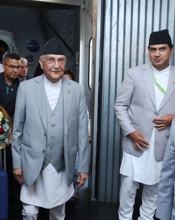 प्रधानमन्त्री ओली मेड्रिडमा
