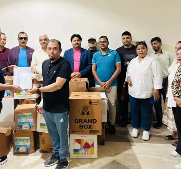 कतारको परोपकारी संस्थामार्फत प्राप्त रमदान किट एनसीसी कतारद्वारा वितरण