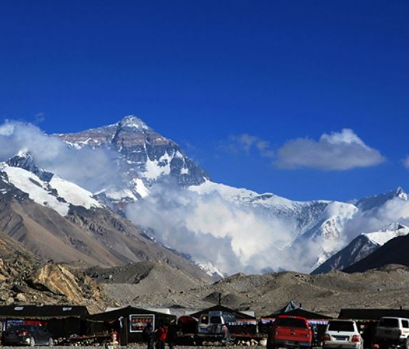 चीनमा भूकम्पपछि माउन्ट कोमोलाङ्मा क्षेत्र बन्द