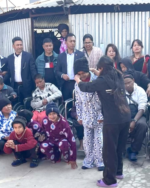 द्वन्द्वपीडित तथा अपाङ्गता भएका बालबालिकालाई नेवाः समाजको सहयोग