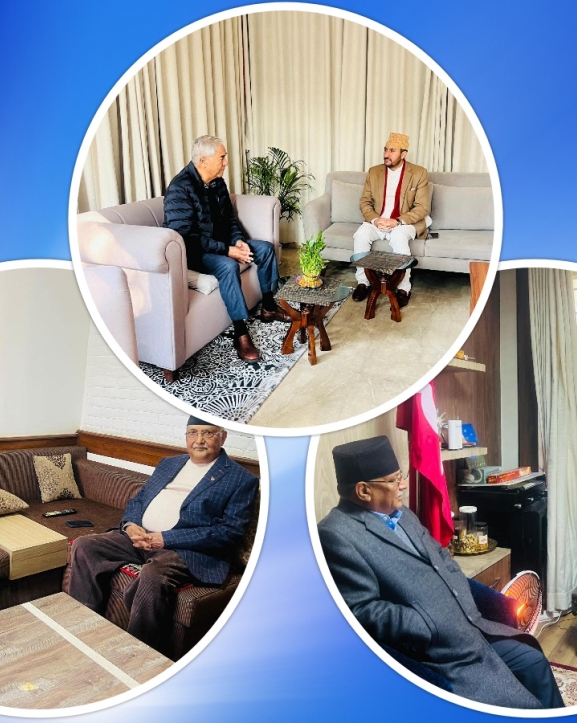 शीर्ष नेतासँगको भेटपछि सञ्चारमन्त्री खरेलले भने- फागुन २१ मै निर्वाचन, सबै दल सहभागी हुन्छन्