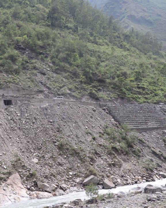 कालीगण्डकी करिडोरः खामभित्तामा पहिरो रोकथाम योजना