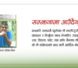 कविता : सम्झनामा आउँदैन होला ?​