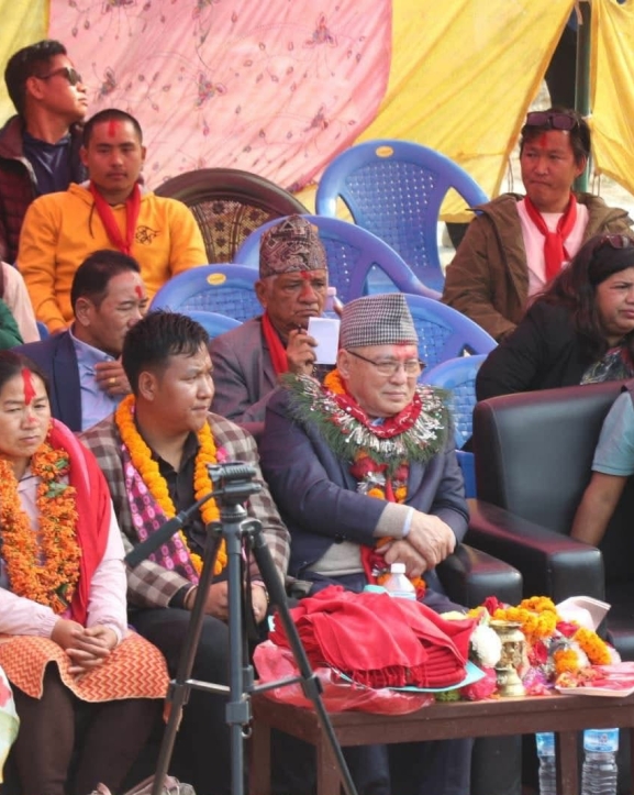 स्याङ्जामा अन्य दलबाट दर्जनौं कार्यकर्ता एमालेमा प्रवेश