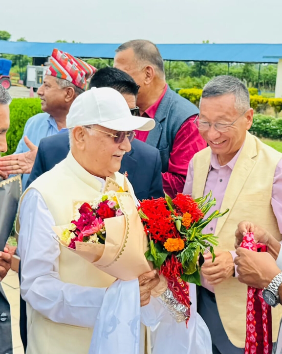 चुनावपछि पहिलोपटक झापा–इलाम पुगे ओली