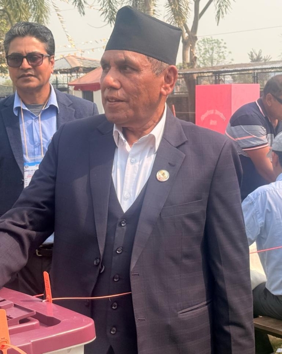 राष्ट्रियसभा अध्यक्ष दाहालद्वारा मतदान