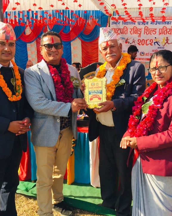 छत्रदेव गाउँपालिकास्तरीय राष्ट्रपति रनिङ शिल्ड प्रतियोगिता सुरु
