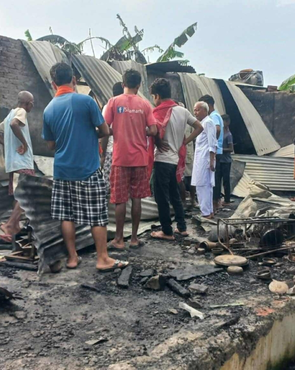 बनाना रिसोर्टमा आगलागी हुँदा लाखौंको क्षति
