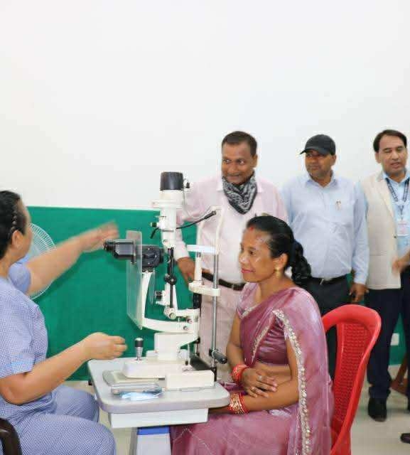 विजयनगर आधारभूत अस्पतालमा आँखा उपचार सेवा सुरु