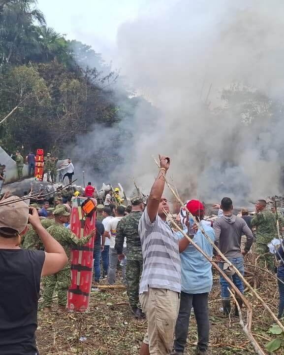कोलम्बियामा सैन्य विमान दुर्घटना, ६६ जनाको मृत्यु