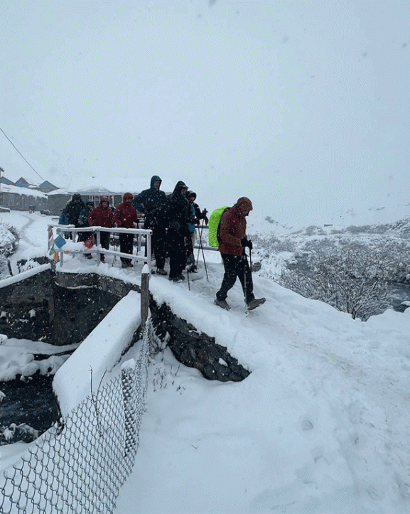 उच्च हिमाली क्षेत्रमा हिमपातको सम्भावना