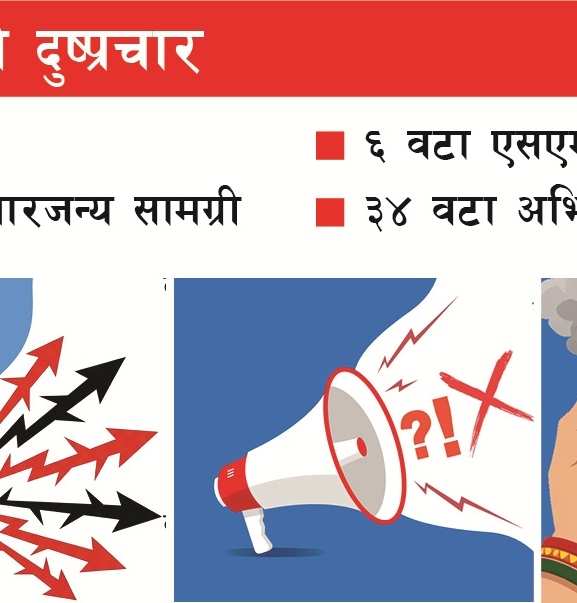 ह्वात्तै बढ्यो मिथ्या सूचना, भ्रामक प्रचार सामग्रीले हैरान मतदाता