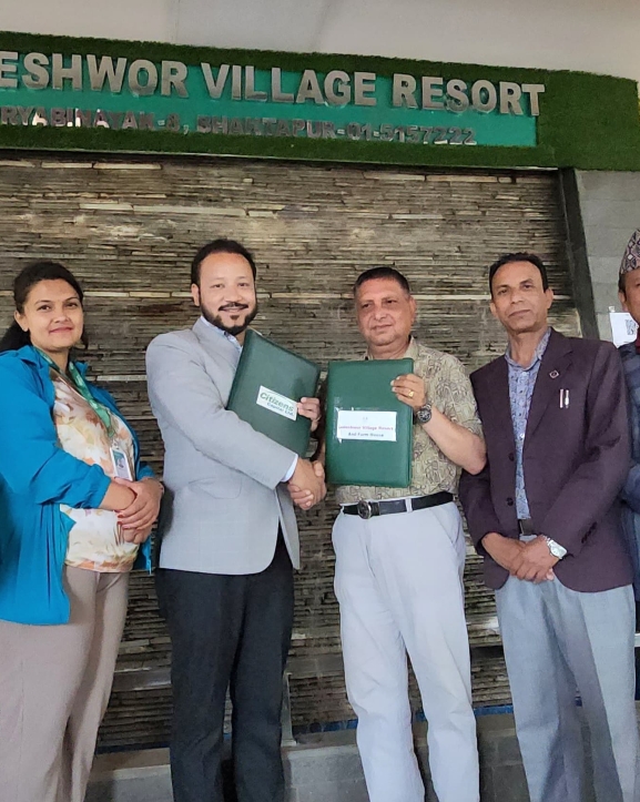 डोलेश्वर भिलेज रिसोर्ट र सिटिजन्स क्यापिटलबीच परामर्श सम्झौता