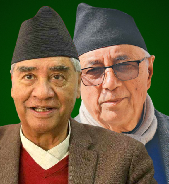 कांग्रेसलाई एकताबद्ध बनाउने विषयमा देउवा र कोइरालाबीच छलफल 