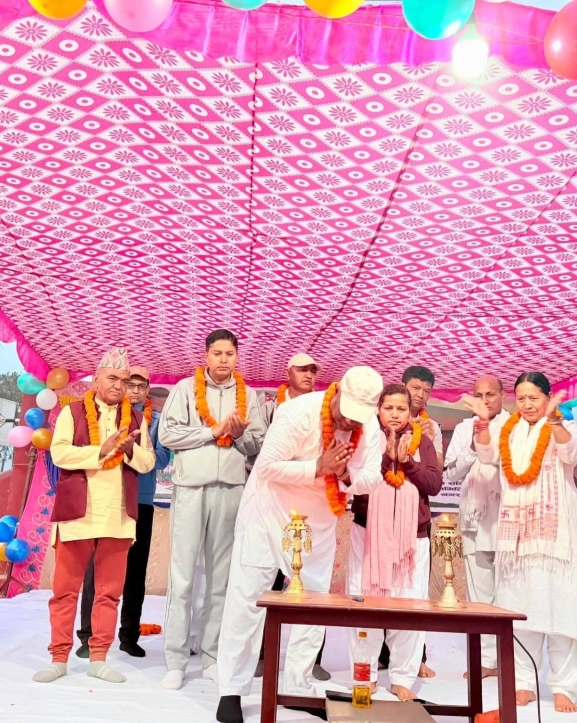 अर्घाखाँचीमा योगप्रति बढ्दो आकर्षण, युवादेखि वृद्धसम्म सहभागी