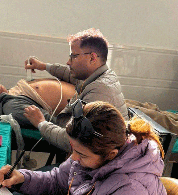 मुटु रोग उपचार शिविरमा साढे चार सयको नि:शुल्क परीक्षण