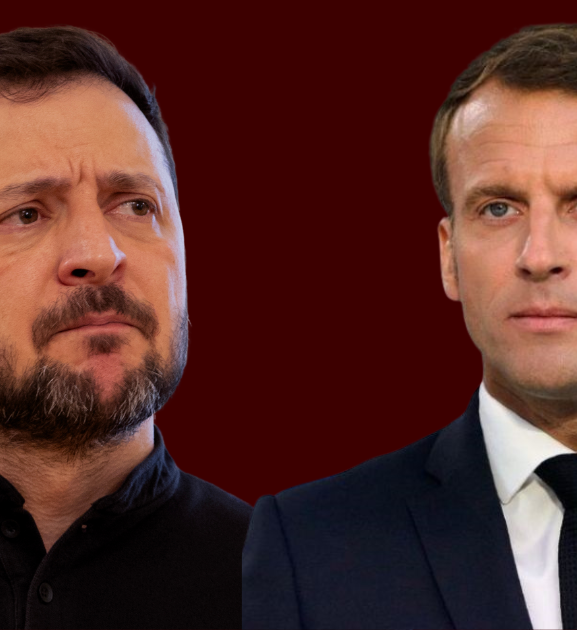 जेलेन्स्की–म्याक्रोनबीचको भेटवार्ता पेरिसमा हुने  