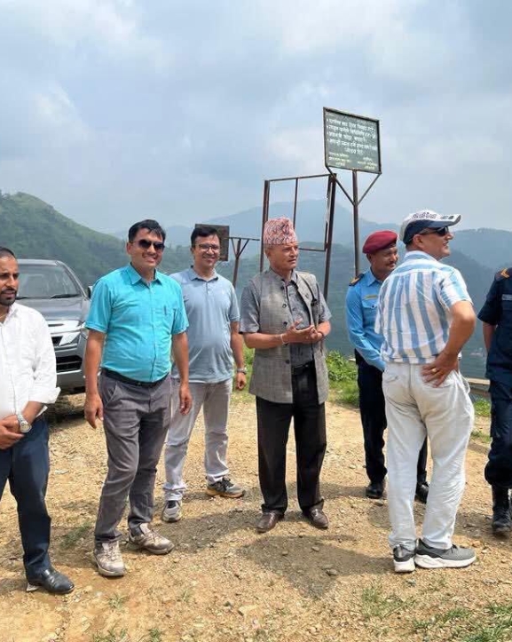 बजेट अभावबीच पनि द्रुत गतिमा अघि बढ्दै सालझण्डी–ढोरपाटन सडक