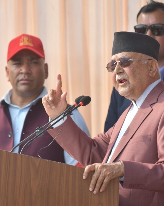 ओलीको निर्देशन- हरेक बुथ सुरक्षाका लागि ३० जनाको भोलेन्टियर्स फोर्स बनाउनू