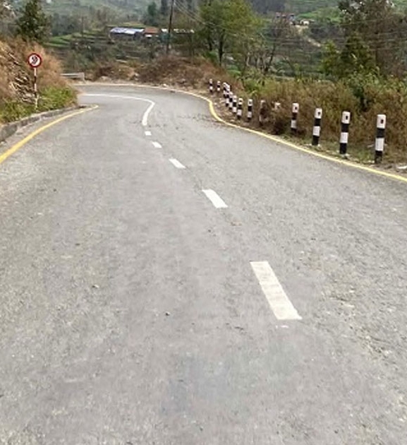 बागलुङको सिगाना गाउँ पक्की सडक सञ्जालमा जोडियो