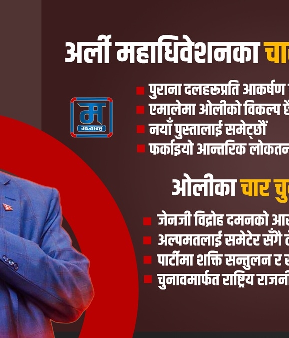 अर्ली महाधिवेशनबाट ओलीले दिएका चार सन्देश