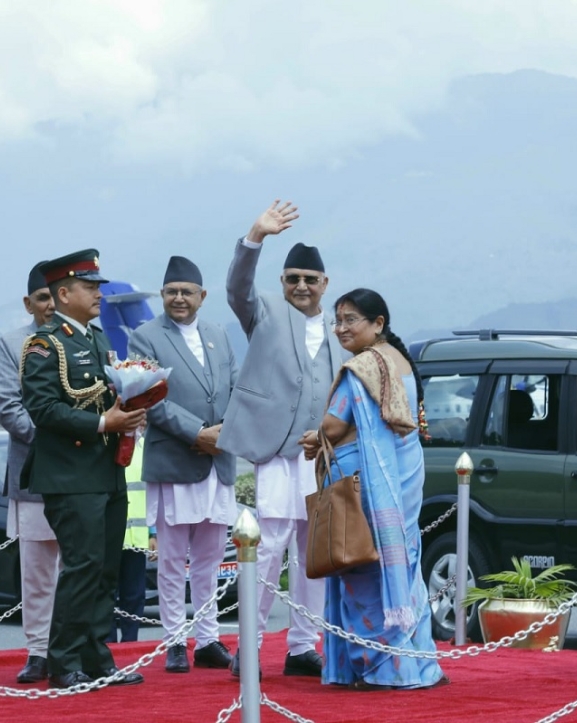 प्रधानमन्त्रीको नेतृत्वमा नेपाली प्रतिनिधिमण्डलको टोली न्युयोर्क प्रस्थान