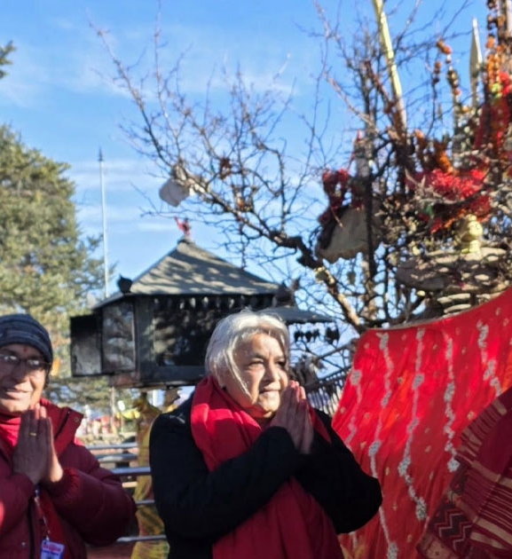 प्रधानमन्त्री कार्कीले गरिन् पाथीभराको दर्शन