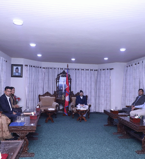 सभामुख घिमिरे र राजनीतिक दलका प्रतिनिधिबीच छलफल