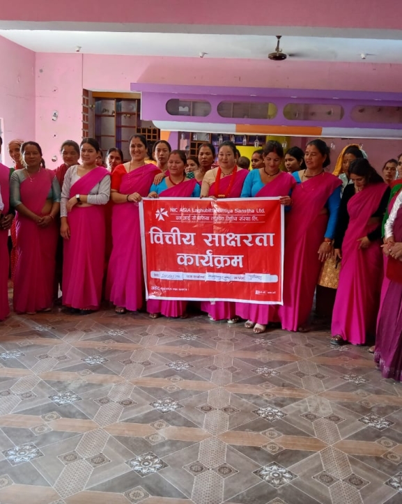 एनआइसी एसिया लघुवित्तद्वारा विभिन्न शाखामा वित्तीय साक्षरता प्रदान
