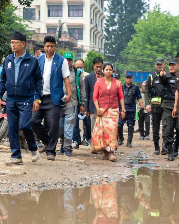 सुकुम्वासी बस्ती खाली गराइएको ठाउँको संरक्षणको काम थाल्न कार्यवाहक मेयर डंगोलको निर्देशन