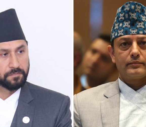रवि लामिछाने र सभामुख डोलप्रसाद अर्यालबीच भेटवार्ता