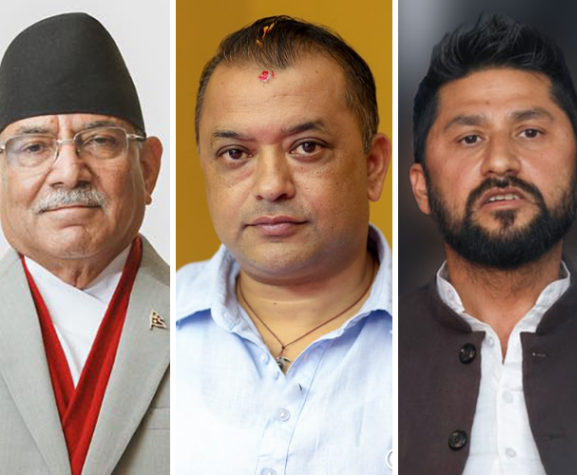 मतदानपछि प्रचण्ड, गगन र रवि निर्वाचन क्षेत्र पुगे