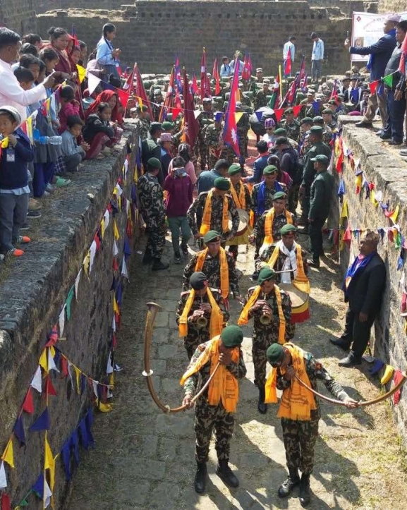 नेपाली सेनाको पदयात्रा शुरु