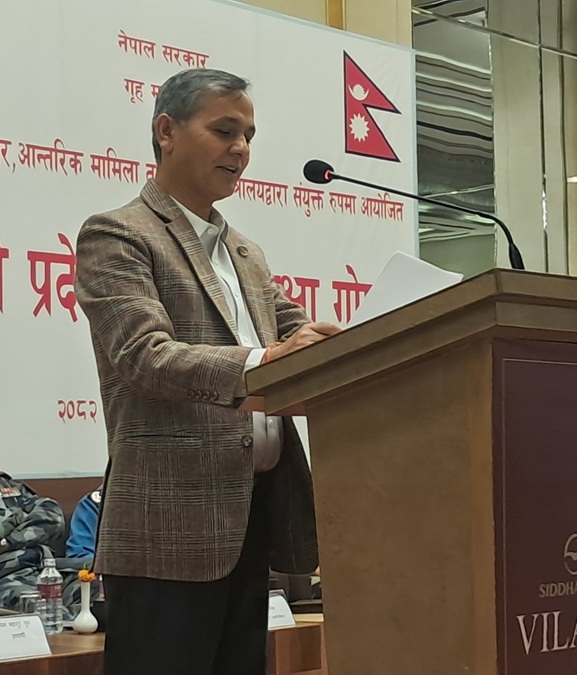 निर्वाचनसँगै सुशासन कायम गर्ने आधार तयार गर्नु यो सरकारको दायित्व हो : गृहमन्त्री अर्याल