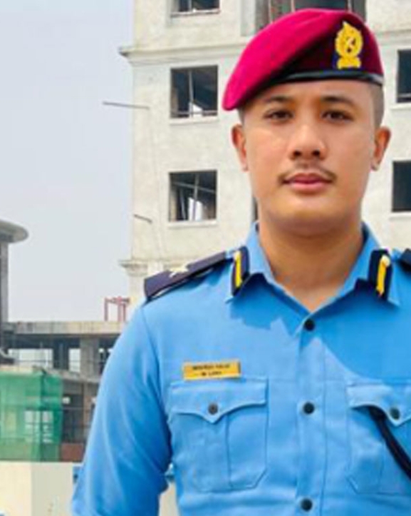 इन्स्पेक्टर वांगेल लामा माघ महिनाका उत्कृष्ट प्रहरी चयन