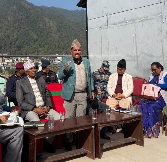 दाङ-अर्घाखाँची सीमामा उच्चस्तरीय समन्वय बैठक: नदीजन्य पदार्थ व्यवस्थापनमा सहकार्य गरिने