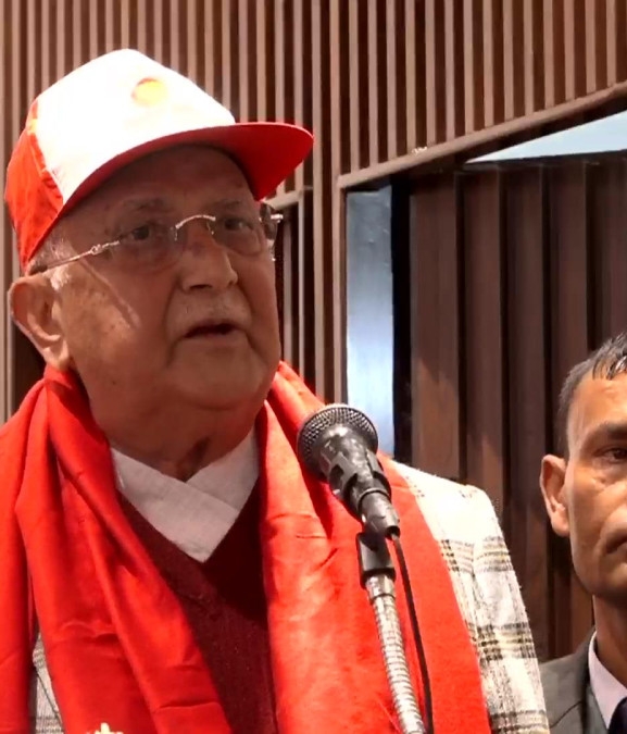 नेसनल भोलेन्टियर फोर्सले एमालेप्रति विमति राख्नेहरूको पनि सुरक्षा गर्छ : ओली