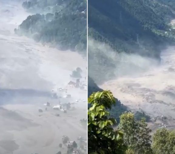 सिजाङको केरुङमा पहिरोपछि उद्धार टोली प्रभावित क्षेत्रमा परिचालित